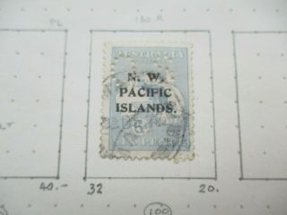 N.  W Pacific Island: Perf Os - Rare Must Have (e218)