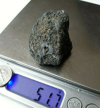 Rare Rough Cumberlandite Minerals Stone Titanium Crystals 1 Place On Earth 51gr