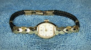 Rare Vintage Longines - Wittnauer 14k Yellow Gold Ladies 17 Jewel Swiss Watch