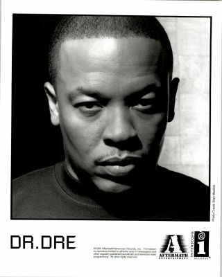 Rare Press Photo Dr.  Dre Aftermath Beats By Dre Andre Romelle Young Reprint