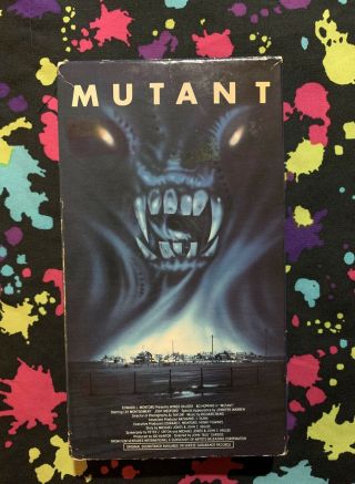 Mutant Rare Oop 1985 Vestron Video Vhs Cult Horror Zombie Gore Wings Hauser Htf