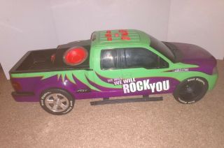 1995 Road Rippers Green & Purple Ford F150 We Will We Will Rock You (rare)