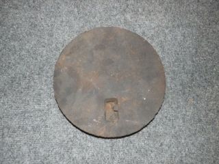 Vintage Antique Cast Iron Wood Stove Lid /plate Cover 1 Lid 7 3/4 "