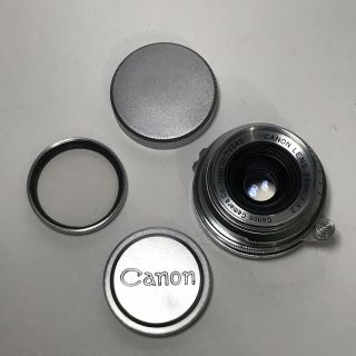 - Rare Canon 35mm F/3.  2 Lens Leica Screw Mount Ltm L39 74545