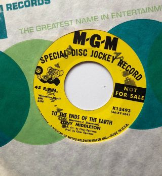 Northern Soul Rare Tony Middleton To The Ends Of The Earth Mgm 13493