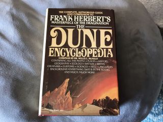 Dune Encyclopedia Willis E.  Mcnelly (1984,  Hardcover) 1st Print Great Shape Rare