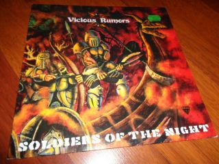 Vicious Rumors ‎– Soldiers Of The Night.  Org,  1985.  In,  Rare