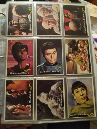 1976 Star Trek Rare 72 Card Set Full Set Complete Scanlens ? Not Topps