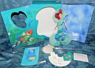 Disney The Little Mermaid Film Premiere Aqua Fantasy Ariel Boxed Doll
