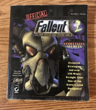 Fallout 2 Strategies And Secrets Rare Official Strategy Guide Interplay