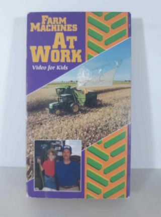 Farm Machines At Work (vhs) Video For Kids Very Rare Vintage Oop