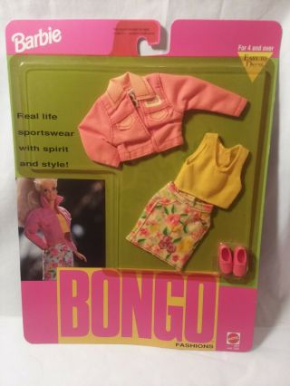 1992 Barbie Bongo Fashion Outfit Doll Clothes 3361 Nrfc Minty