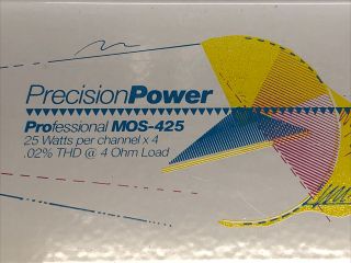 Old School Precision Power Ppi Pro - Mos 425 Promos Mos - 425 Very Rare