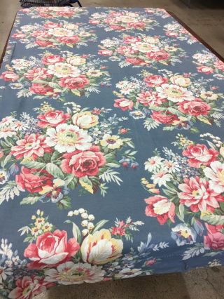 RARE Vintage Ralph Lauren 4 Drapery Panels Floral Lined.  81 By 47 USA 2