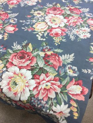 RARE Vintage Ralph Lauren 4 Drapery Panels Floral Lined.  81 By 47 USA 3