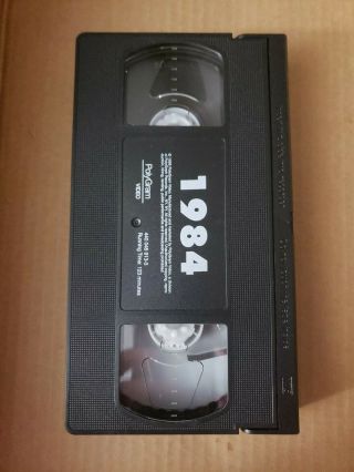 GEORGE ORWELL ' S 1984 RARE U.  S.  A.  VHS JOHN HURT FUTURISTIC SCI - FI CLASSIC 3