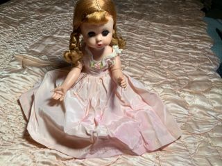 1950’s Madame Alexander Doll Lissy Pink Dress W/tag