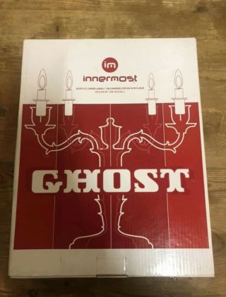 Innermost Ghost Acrylic Candelabra Designed Jon Russell.  Clear