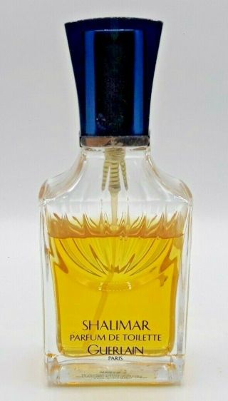 Vintage Guerlain Shalimar Perfume De Toilette Natural Spray 2.  5 Oz - Rare