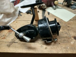 Antique Mitchell 300 Spinning Reel Made In France.  Right Hand Retrieve