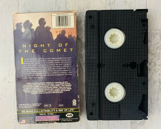NIGHT OF THE COMET (VHS,  1992 Rare Zombie 80 ' s Sci - Fi Horror Cult Classic) 2