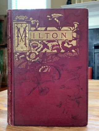 Antique The Poetical Of John Milton Victorian & Gilt Binding Lovell