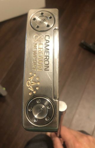 Scotty Cameron & Crown Newport 33 " Rare — With Head Cover