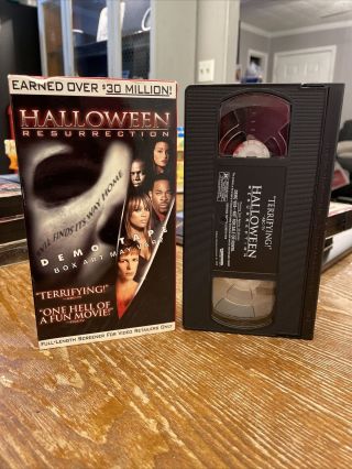 Halloween: Resurrection (2002) Demo Screener Vhs Horror Rare Michael Myers