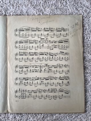 SCOTT JOPLIN’S RAG 1912 Scott Joplin Also Maple Leaf Rag Gladiolus Rag.  Rare 5