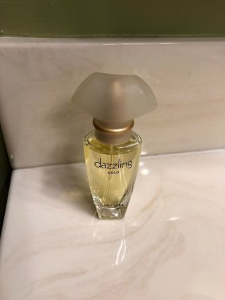Vintage Dazzling Gold Estee Lauder Eau De Parfume.  5oz Spray ``rare``