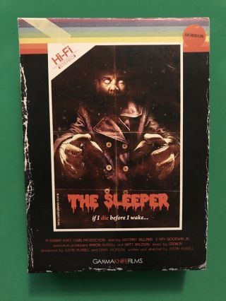 The Sleeper Vhs Big Box Slipcase Oop Rare Slasher No Dvd