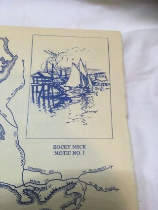 Vintage Rocky Neck East Gloucester MA 1950s Rare Artists Shops Restaurants 2