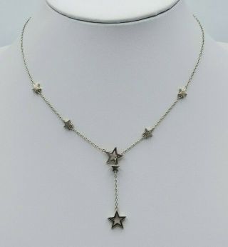 $50 Price Drop Vintage Tiffany Rare Peretti 925 Silver Star Lariat Necklace