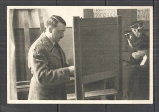 H0833 Deutsches Reich Adolf Hitler Wwii Rare Photographs Cigarette Cards