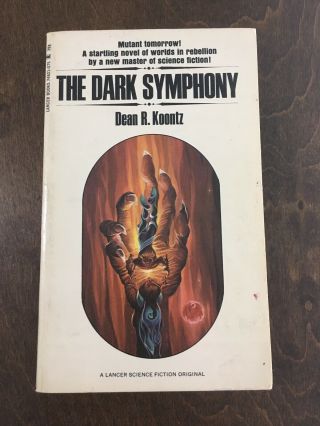 The Dark Symphony By Dean Koontz (rare Paperback,  1970)