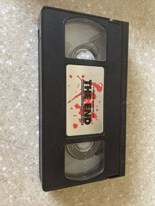 The End VHS Birdhouse Skateboard RARE 1998 White Tape Skate Tony Hawk Reynolds 2