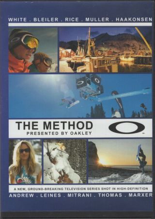 Rare 6 Dvd Set Snowboarding The Method Oakley Snowriders Tv Series 2006