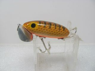 , Fred Arbogast 3/8 Oz.  Jitterbug In Brown Parrot 135
