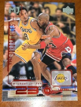 1998 Upper Deck Michael Jordan/kobe Bryant “the Jordan File Rare” Mj/kobe 147