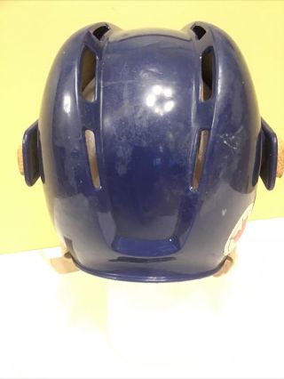 Vintage CCM Pro Standard Hockey Helmet W/ Foam Side Logo Padding RARE Blue sz M? 6