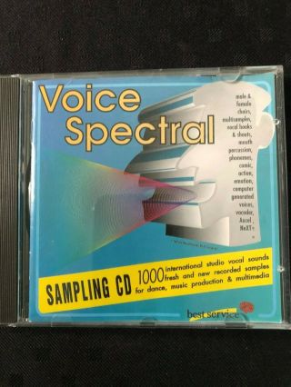 Voice Spectral Sampling Audio Cd By Best Service.  Very Rare.