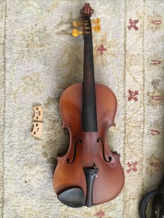 Wurlitzer Cremona 4/4 Violin With Bakelite Tuners Rare Lqqk