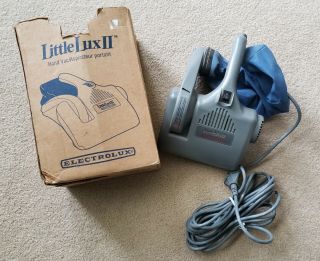 Electrolux Little Lux Ii Hand Held Vacuum W/ Dust Bag Model L118a Rare