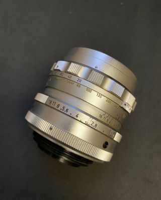 Rare Steinheil München Quinon 55mm F/1.  9 1:1.  9 M42 Prime Lens Optics EXC, 6