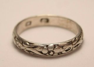 Rare Very Old Vintage Silver 800 Ring Female Ring Size 8