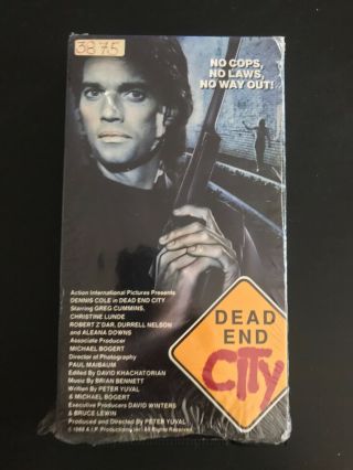 Dead End City - Vhs - Aip Home Video”rare” Oop Htf,  Still In Shrink