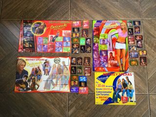 Britney Spears 3 Mega Rare Mexico Crossroads Cardboard Poster Flat Set & Extra