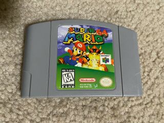 Mario 64 Game Cartridge (nintendo 64,  1996) Nintendo Rare Classic