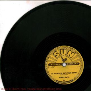 Rare 1956 Sun 239 Warren Smith Rock N Roll Ruby/rather Be Safe Than Sorry 78 Ex -