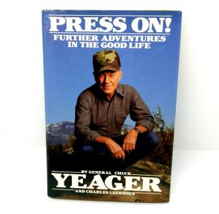 RARE Signed CHUCK YEAGER 